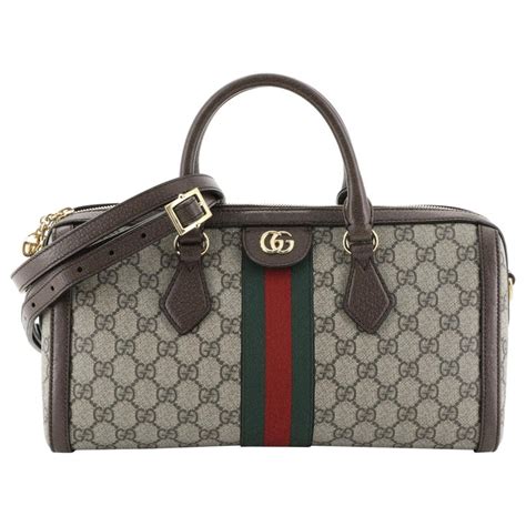 gucci vintage web medium boston bag price|gucci ophidia boston bag.